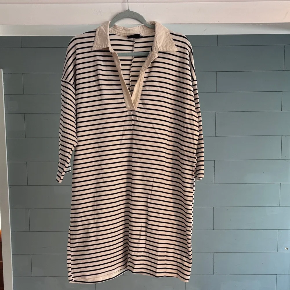 Tuckernuck Navy Stripe Ashton Dress‎